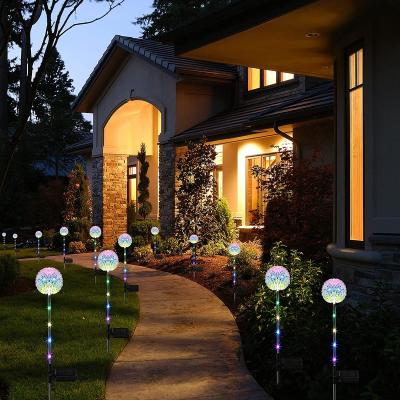 China Modern Outdoor Waterproof Solar Garden Lamp Dandelion Landscape Lamp Decoration Lighting Fixtures Solar Light for sale