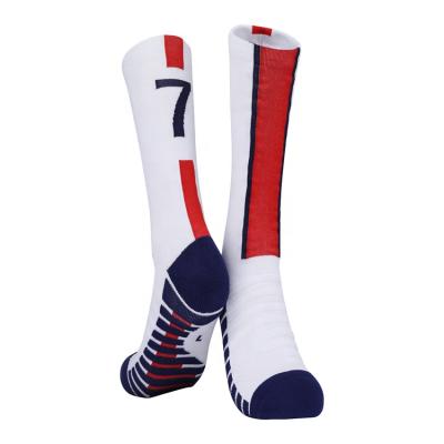 China Breathable Outdoor Non-slip Grip Football Socks Combat Socks Short Real Sports Socks for sale