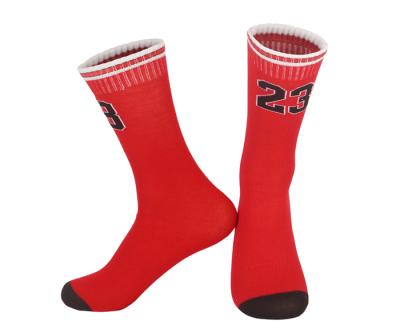 China New Breathable Breathable Sport Hogs Jordan 23 Anti-Slip Basketball Socks for sale