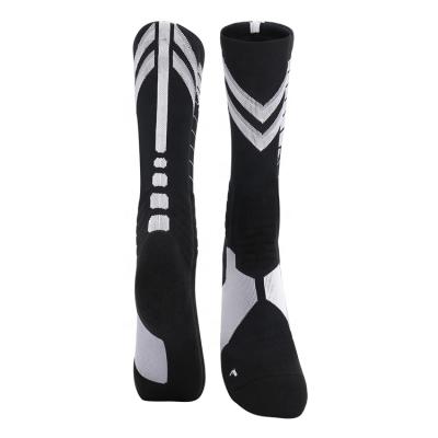 China Wholesale Men's Elite Basketball Socks Professional Breathable Cotton Sports Socks Breathable Basketball Socks for sale