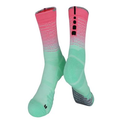 China Wholesale Men's Adult Basketball Socks Outdoor Sports Breathable Elite Basketball Team Socks Basketball Socks for sale