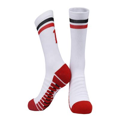 China Anti-Fault Low Price Soccer Long Custom Logo Men's Compression Socks Custom Football Socks for sale