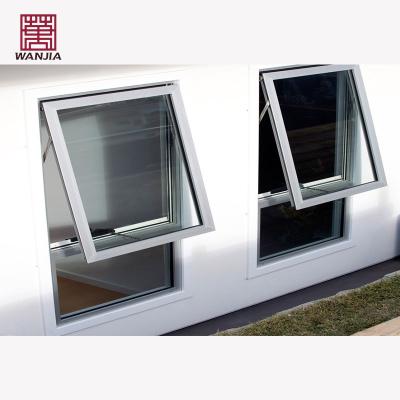 China Folding Screen WANJIA Single Hung Aluminium Windows Customized Electric Horizontal Pivoted Single Hung Window for sale