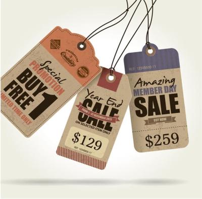 China Supporting Custom Made Luxury Popular Custom Recycled Brand Clothing Hang Labels Tag for sale