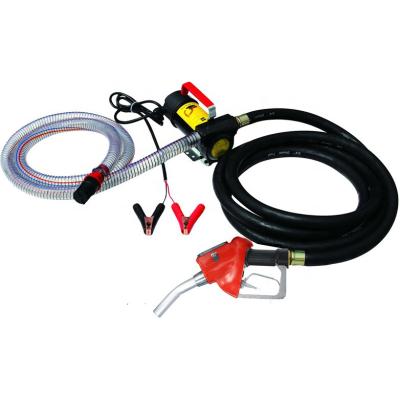 China Automotive Industry Mini Fuel Dispenser Mobile Gas Station DC 12V/24V Fuel Oil Transfer Diesel Pump Kit Assembly for sale