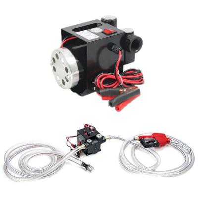 China Automotive Industry Transfer Pump Mobile Oil Dispenser DC 12V 24V Diesel Electric Hydraulic Oil Pump 70L/Min Big Flow Diesel Fuel for sale