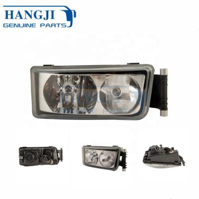 China Aluminum & original 4121-00038 plastic bus led exterior light ZK6139HGA head lamps for bus Yutong truck headlight for sale