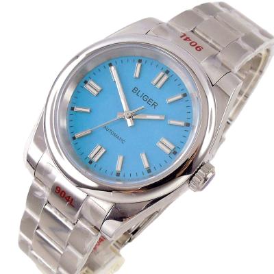 China Fashion Sapphire Crystal Japan NH35 Movement Hand Luminous Mens Automatic Mechanical Wristwatches Luxury Water Resistant for sale