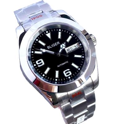 China New Hand Movement 36mm Automatic Luminous Sapphire Glass NH36A Luxury Automatic Date Men's Wristwatch for sale