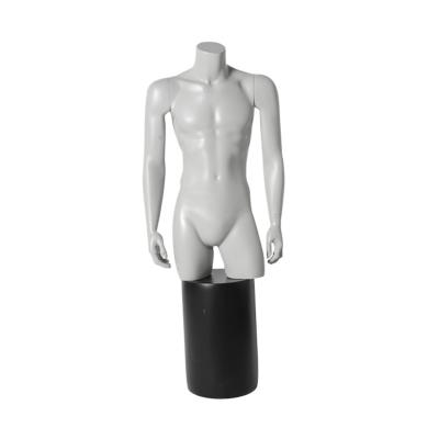 China Cheap Plus Size Display Half Body Male Table Mannequin Headless for sale