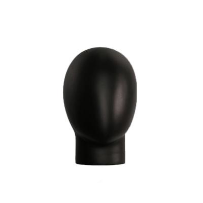 China Fiberglass Hat Display Women Torso Black Female Head Fiberglass Mannequin for sale