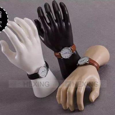 China Cheap Male Torso Display Wristwatch Size Plastic Plus Hand Mannequin for sale