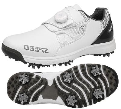 China Rubber Men Outdoor Casual Breathable Waterproof Training With Studs Professional Golf Shoes for sale