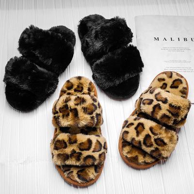 China Fashion Indoor Flat Fur Winter Trend Sandals Men Women Men Fuzzy Warm Fluffy Home Slippers for sale