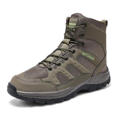 China CUSHIONING Outdoor Men's Big Size Mountain Combat Training Army Tactical Shoes Increasing Boots for sale