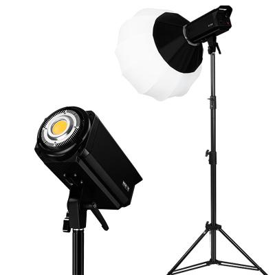 China 150W professional video lighting studio photography equipment led light 5500K with reflector and stand for fill light SF150W for sale