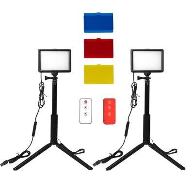 China Good Quality PORTABLE Flat Short Video Portable LED Photography Fill Light Remote Control Lamp for sale