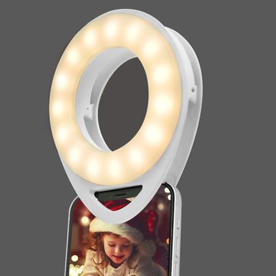 China Factory Supply Good Quality Portable PORTABLE Mobile Phone Beauty Fill Light Lamp Dimmable Ring For Camera Portable LED Flash for sale