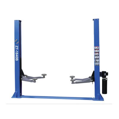 China Floorplate 4ton two post lift/tool ​​service workshop equipment/garage tire ZT-1840B for sale