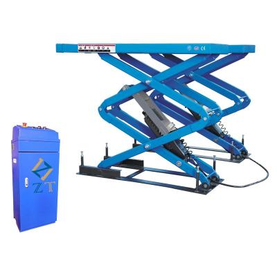 China Under Floor Installation 3.5 Ton Mini Scissor Lift Car Lift ZT-1835G 3.5T for sale