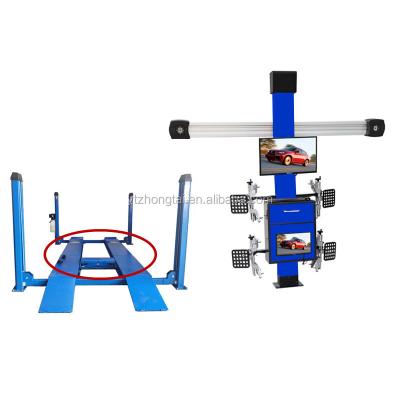 China Passenger car automatically 4 wheel post aligner / tire service workshop equipment / tire alignment machine ZT-88 for sale