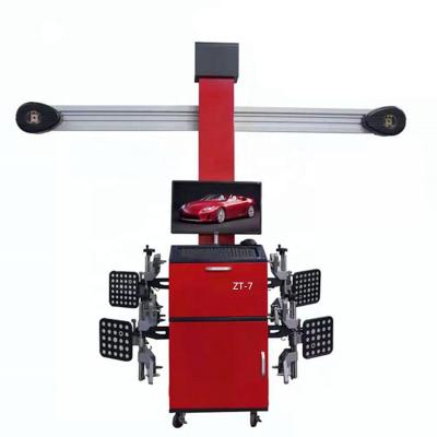 China Passenger Car Four Post Car Lift And 3D Wheel Alignment Machine For Sale for sale