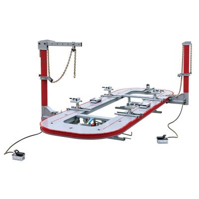 China Manganese Plate Auto body repairing bench chassis straightening machine collision car pulling machine for sale