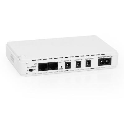 Κίνα Portable Networking POE432 Mini UPS 5V 9V 12V 8800mah POE 15v/24v Selectable DC UPS For Fingerprint προς πώληση