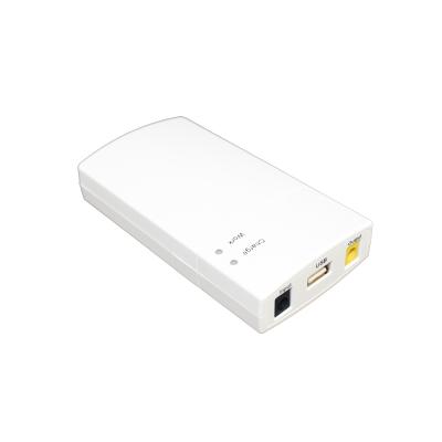 China Fast Charging Support DC UPS 12v 2.5A USB 5v 2A 7800mah 18650 Lithium Battery Mini UPS 120v Input en venta