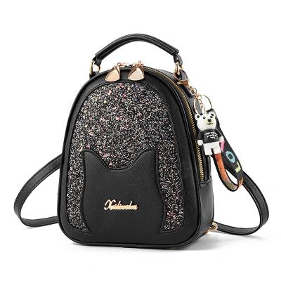 China Fashion wholesale hot sale fashion backpack exquisite bag new design PU bag multifunctional bag for sale