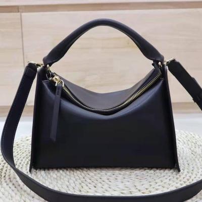 China Other Logo Bag Genuine Leather Bags Ladies Cross - Body Shoulder Handbags Fashion Factory CAP6263 2021 Simple Customized Women Wholesale for sale