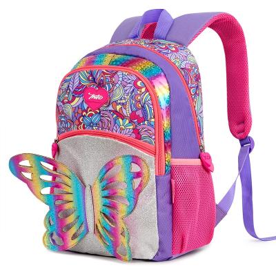 China Design Waterproof Bag For Kindergarten Kids Girls Cartoon Child 3D Glitter Girl Backpack Baby School Bag for sale