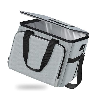 China Large Picnic Ice Pack Picnic Lid Bag Multifunctional Cooler Bag Picnic Lunch Waterproof Portable Cold Storage Open Open Bag Enlarge Bag for sale