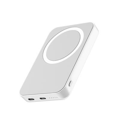 China Easy Quick Charging Carry Newest Mini Portable Charger 5000mah 10000mah Powerbank ASPOR A325 Magnetic Wireless Charging Power Bank for sale