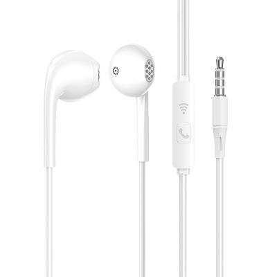 China ASPOR A219 Viable Handsfree Earbuds 3.5mm Stereo Earphone Cable Earphone With Microphone In-Ear Base Earpiece For Mobile Earphone for sale