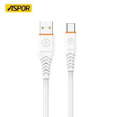 China Fast Charging Speed ​​ASPOR A125 6A USB A to Type C Charger Cable Compatible with Samsung Galaxy Note 20/10/10+/9/8 S10 S10E Plus S20 S9 S8 A10e A20 for sale