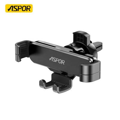 China ASPOR Adjustable A535 360 Degree Rotation Enhanced Gravity Aluminum Cell Phone Holders Vent Car Mount Cell Phone Holder Dashboard Car Holder Tablet Mount for sale