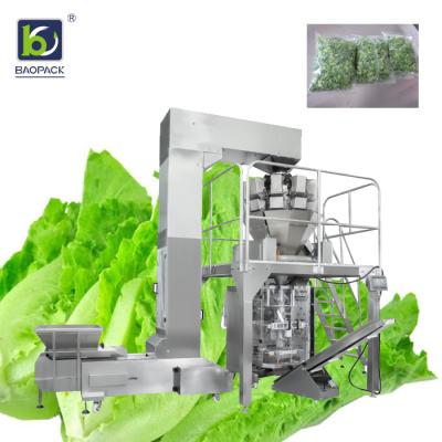 China Food Fruit and Vegetable Vacuum Packing Plastic Bag Machine Lettuce Packing Machine for sale