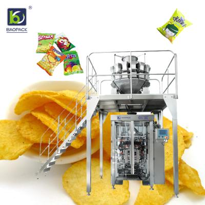 China Food Sterial Packing Machine For French Fries Long Slicing Green Plantain French Fries Packing Machine for sale