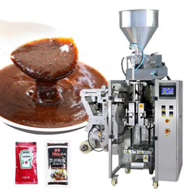 China Food 4 Side Mango Jam Packing Machine Frying Oil Liquid Pouch Liquid Packing Machine for sale