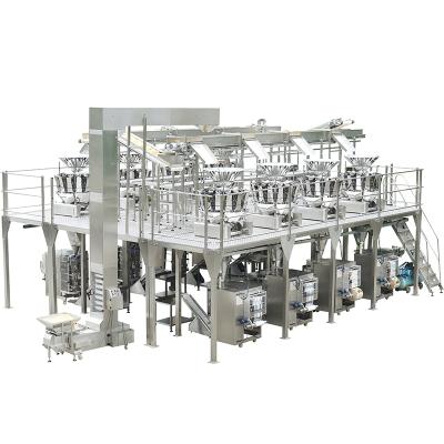 China VP42II Food Puffed Food Popcorn Nuts Peanuts Packaging Machine Solution for sale