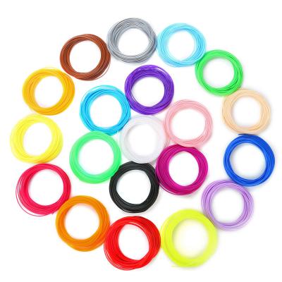 China PCL DIY 30 Colors Print Low Temperature 3D Pen Printer Refill Filament 1.75mm PCL for sale