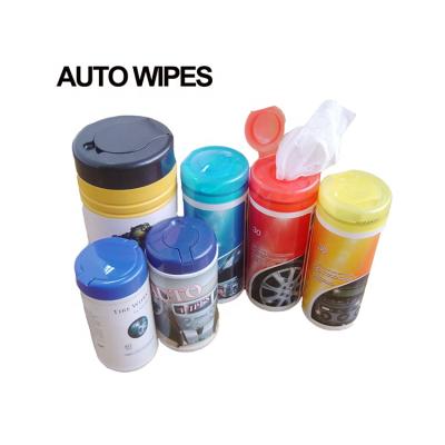 China Specially Formulated Quality Guaranteed Convenient Disposable Cloth Interior Car Wash Auto Wet Barrel for sale