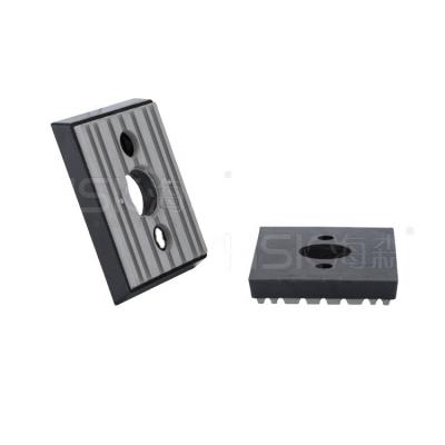 China Edge Edging Machine Conveyor Chain Block Edging Machine Parts Edging Machine Parts Perforated Nylon Plate99x76x15mm for sale