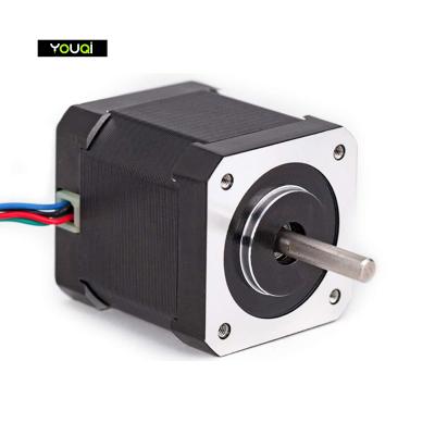 China YouQi 4-Lead Nema17 Stepper Motor 48mm Length NEMA 17/78Oz-in/1.8A NEMA 17 42BYGH 1.7A Motor (17HS8401) For CNC XYZ Axis for sale