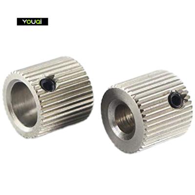 China YouQi 40 Teeth Extruder Driver Pulley Makerbot MK7 MK8 Speed ​​Stainless Steel for sale