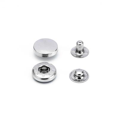 China Nickel Free Supplies Custom Logo Press Snap Button Metal Factory Zinc Alloy Botones For Clothes for sale