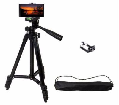 China PORTABLE Camera Tripod 3120 Professional Aluminum Tripod for Smartphone DSLR Camera with Remote and Adapters for sale