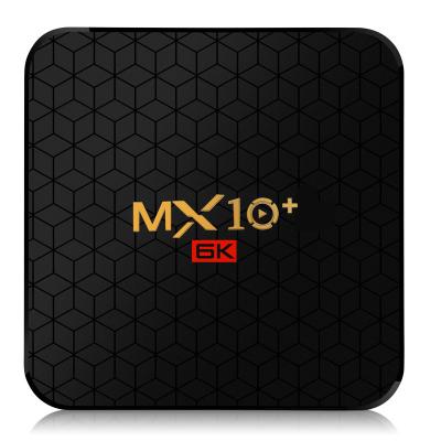 China Quad Core 2.4GHz/5GHz Dual Band IPTV WLAN TV Box MX10 4GB RAM 32GB ROM Allwinner h6 Smart Set Top Box WiFi for sale