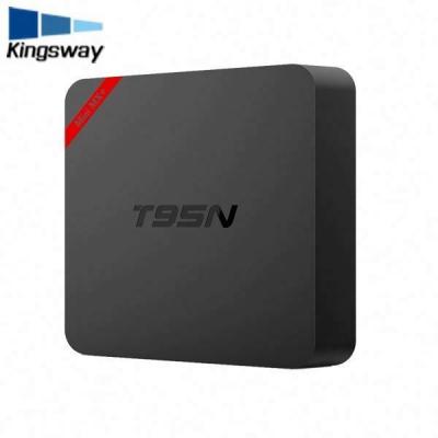 China High Speed ​​HD-MI most popular t95n quad core KD 16.1 android tv box amlogic firmware update s905X with super iptv server software for sale